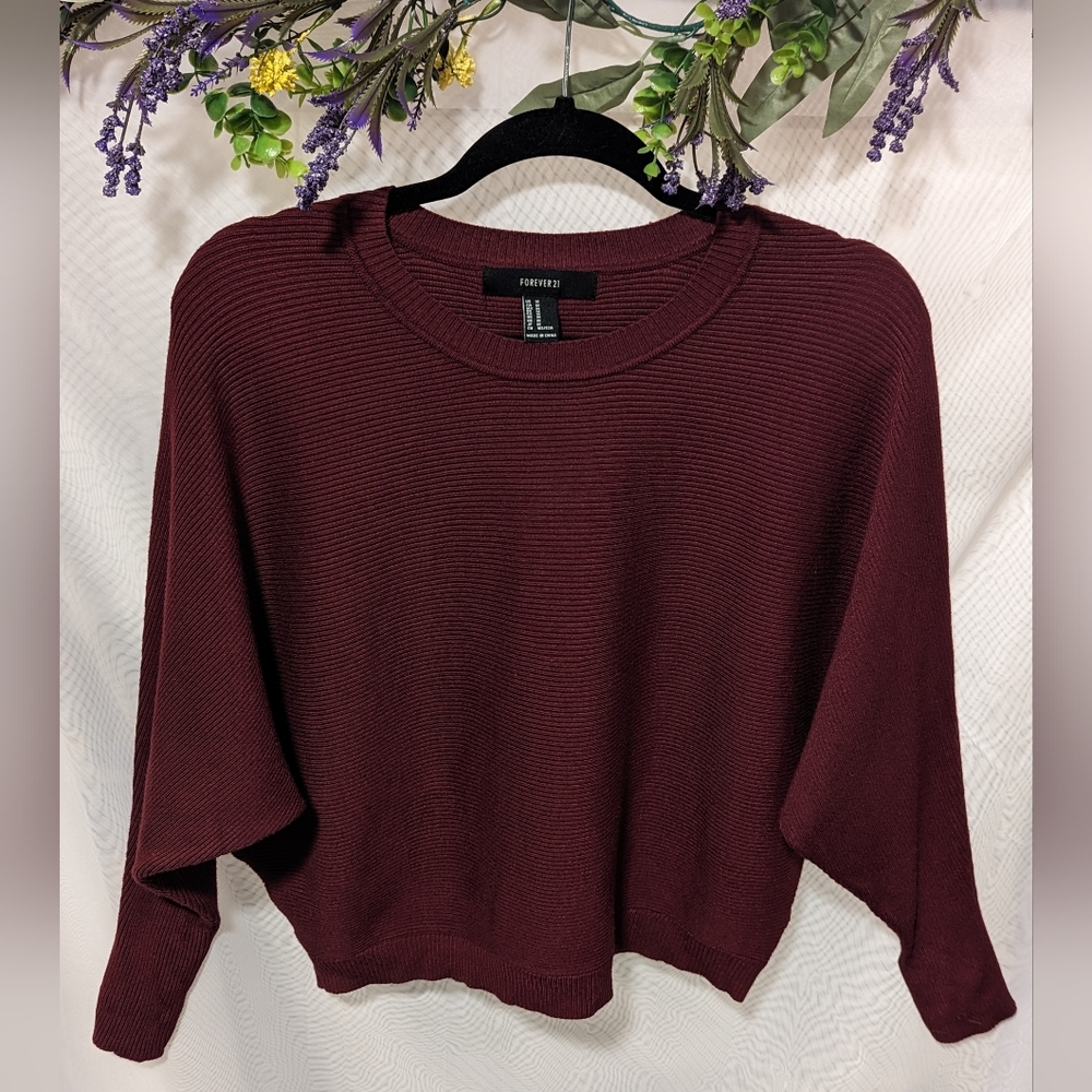 Forever 21 Ribbed Batwing Sweater